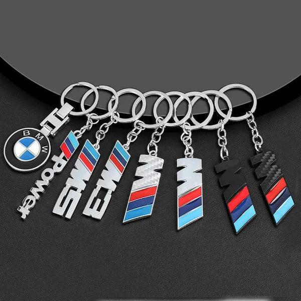 Car Keychain – Handwoven Leather & Zinc Alloy Key Ring
