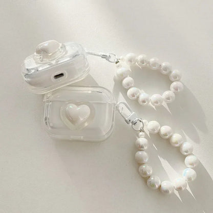 Earphone Case for AirPods 2 Pro 3 Generation Headset Cover for Airpods Keychain