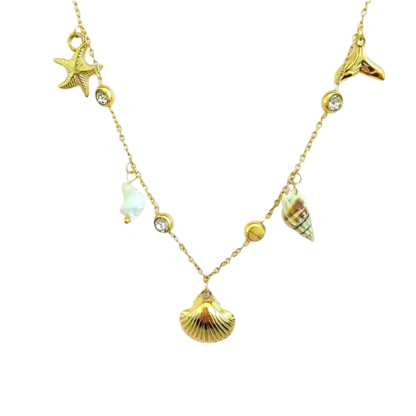 SeaShell Charms Necklace