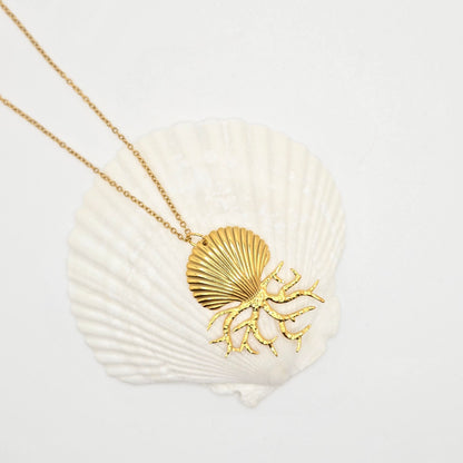 Shell Coral Necklace