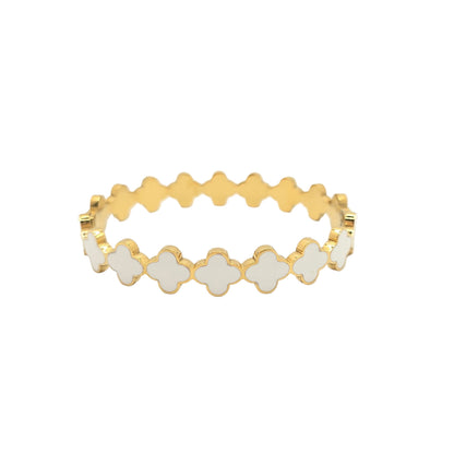 Snow Clover Bangle