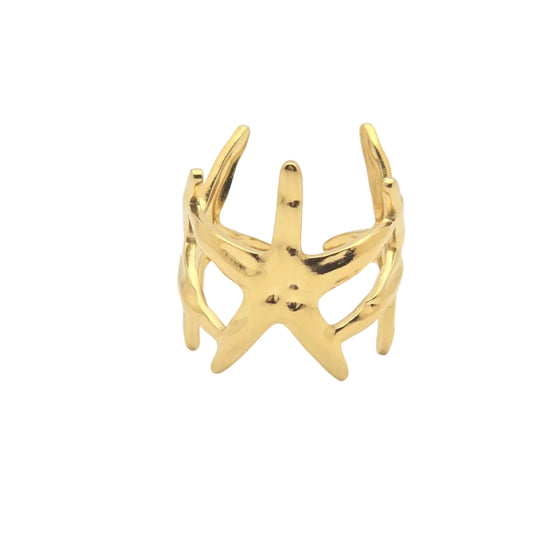 Starfish Trio Ring