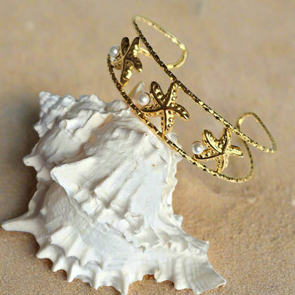 StarFish Pearl Bangle