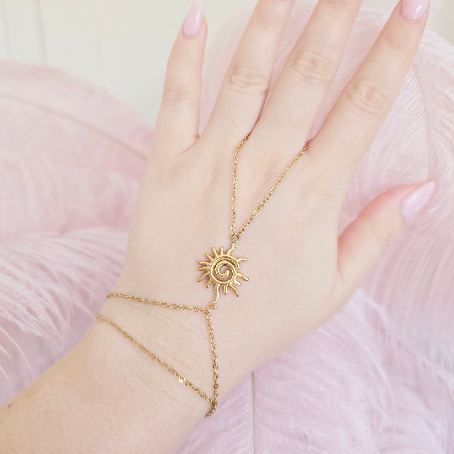 Stay Golden Hand Chain