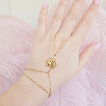 Stay Golden Hand Chain