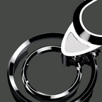 Sleek High-Shine Metal Keychain